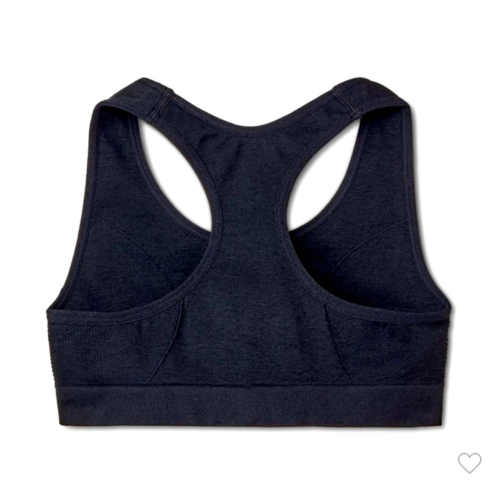 Cat & Jack Girls Racerback Sports Bra - Black - Size XL - Picture 5 of 8